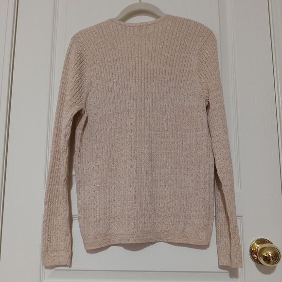 Jeanne Pierre Gold Metallic Twin Set, Size Small - Picture 4 of 12